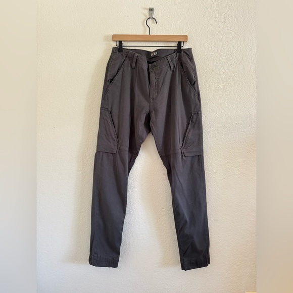 Duer Du/er Jeans Mens Size 32x32 Gray MPTH1006 Stretch Cargo Pockets Casual - Picture 1 of 11
